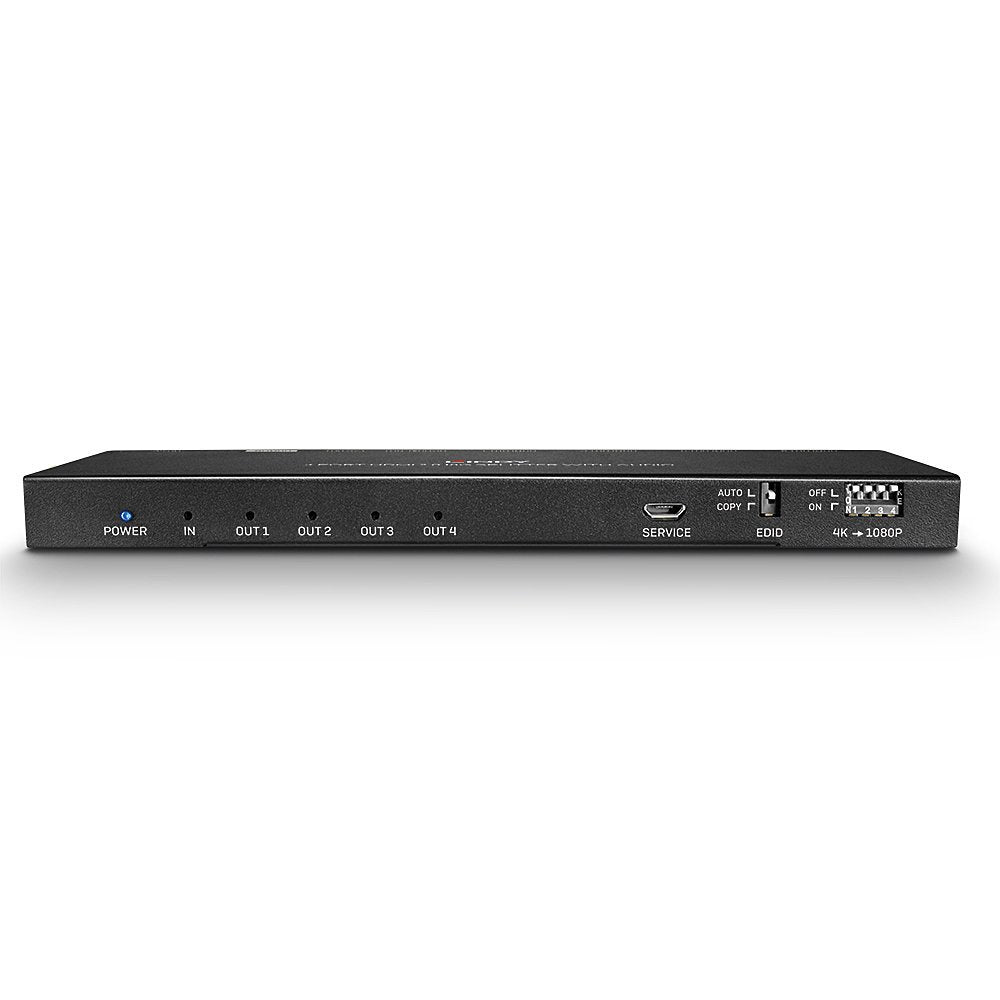 Divisor Lindy De 4 Puertos Hdmi 2.0 18g Con Audio