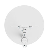 M Pro Series - Single Pole  Floorbase 2 White