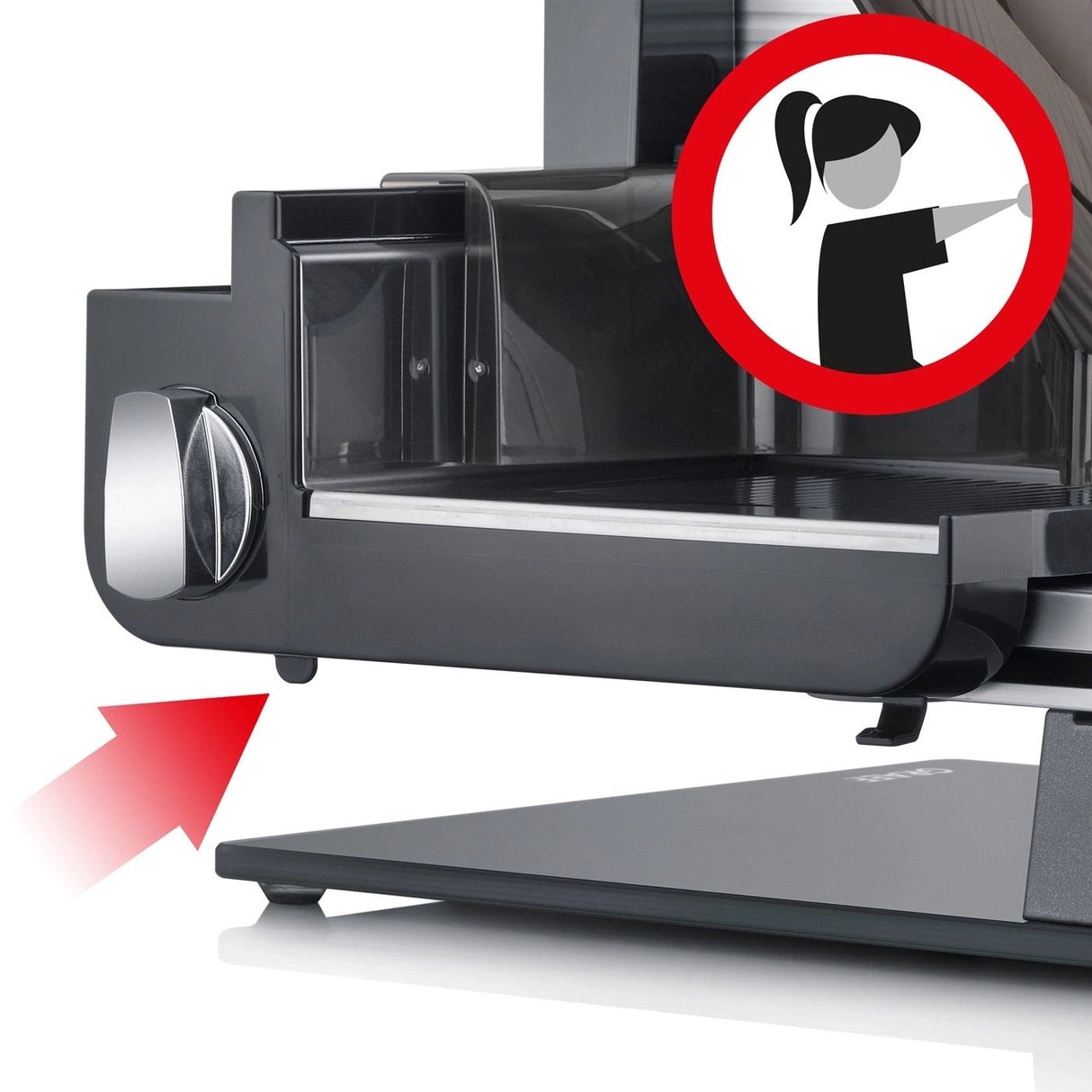 Rebanadora  Graef Master M95 Eléctrico 170 W Gris