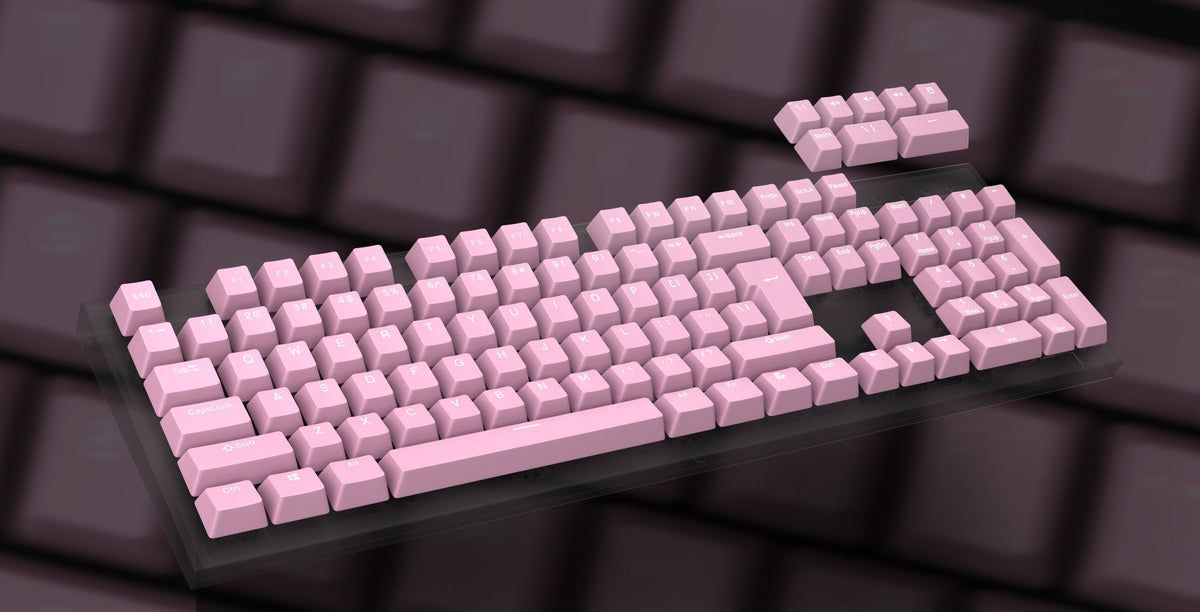 Genesis Lead 300 Rózowe Double Shot Keycaps