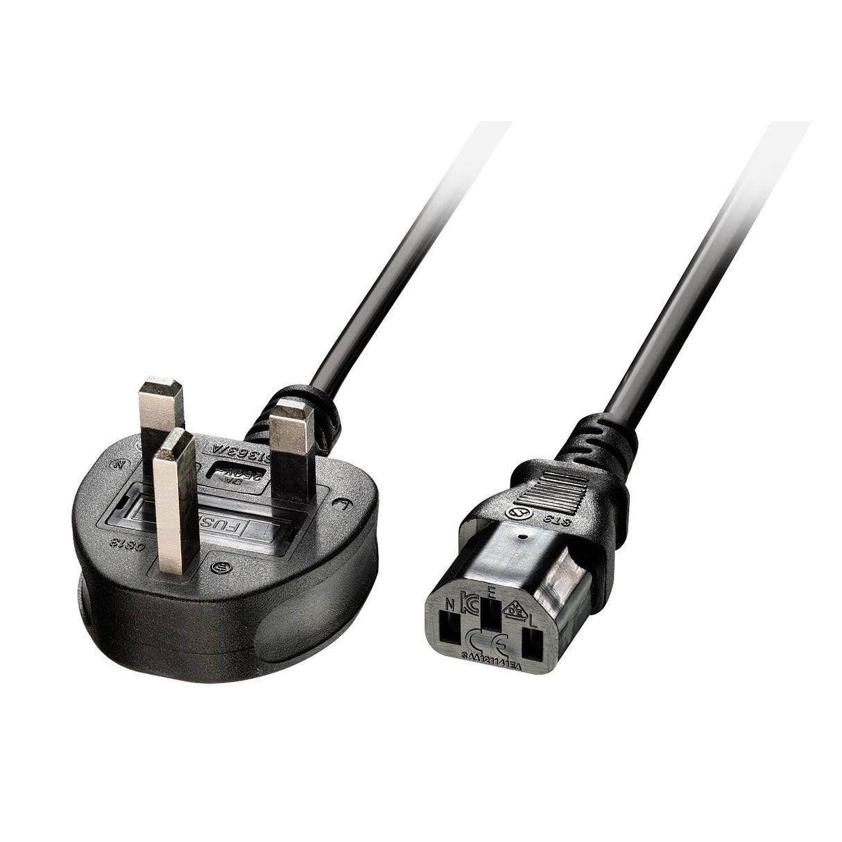 5m Uk 3 Pin To C13 Mains Cable