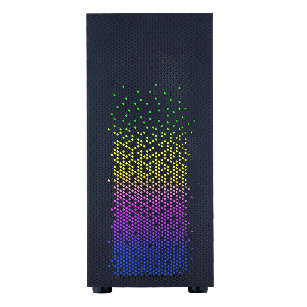 Caja Pc Azza Celesta 340f Gaming Miditower Negra Rgb