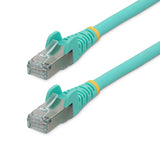 EAN 0065030896009 - StarTech.com NLAQ-3M-CAT6A-PATCH cable de red Color aguamarina S/FTP (S-STP) imagen 1