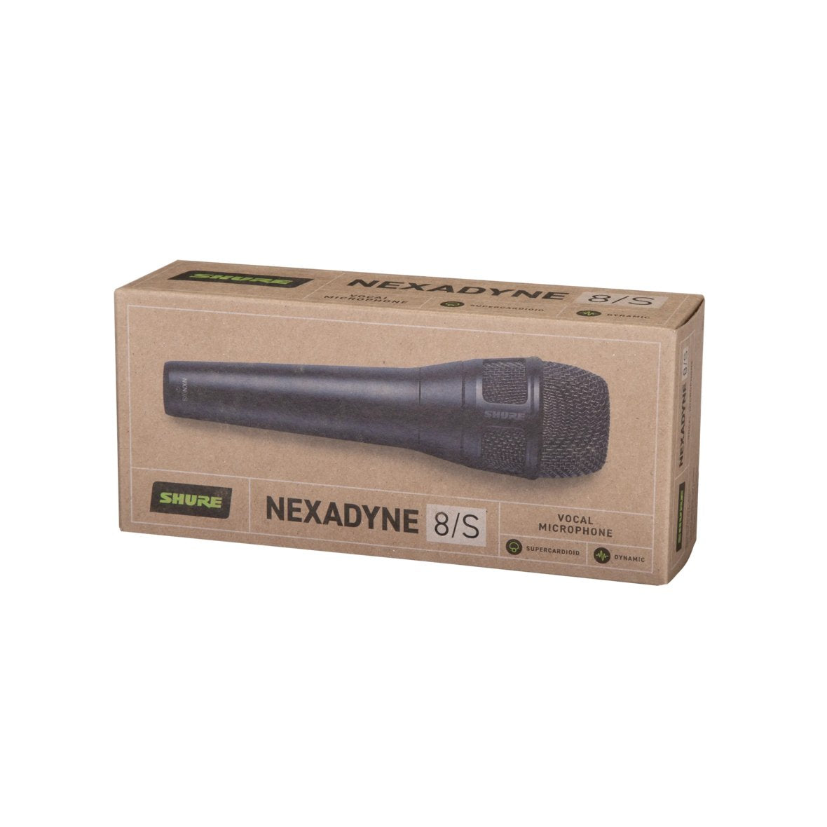 Micrófono Shure Nexadyne 8/S  Dinámico, Supercardioide Con Conector Xlr, Negro