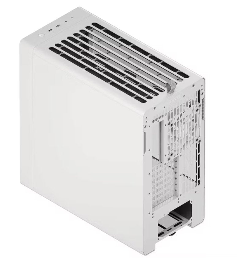 Havn Bf 360 Flow Pc Carcasa, Midi-Tower, E-Atx, Tempered Glass - Blanco