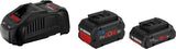 Bateria Bosch Procore Akku-Kit 18v 4,0 Ah + 5,5 Ah + Gal 1880 Cv