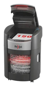 Trituradora Automática Rexel Shredmax Autofeed+ 150m, P5, 150 Hojas, Cubo De 15 L