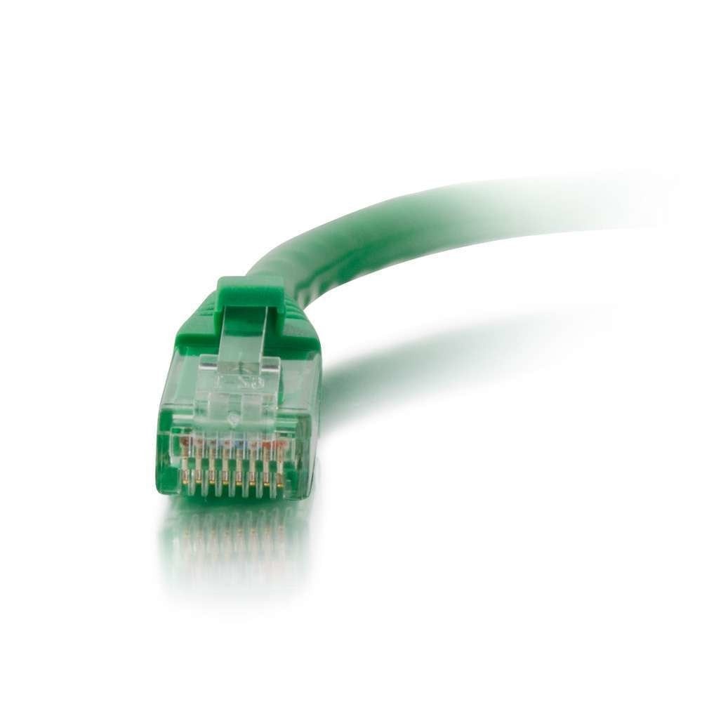 C2g Cat6 Booted Unshielded (Utp) Network Patch Cable Cable De Interconexión Rj-45 (M) A Rj-45 (M) 1 M Utp Cat 6 Moldeado Sin Enganches Trenzado Verde