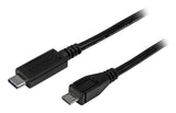 EAN 0065030862752 - StarTech.com USB2CUB1M cable USB USB C Micro-USB B Negro imagen 1