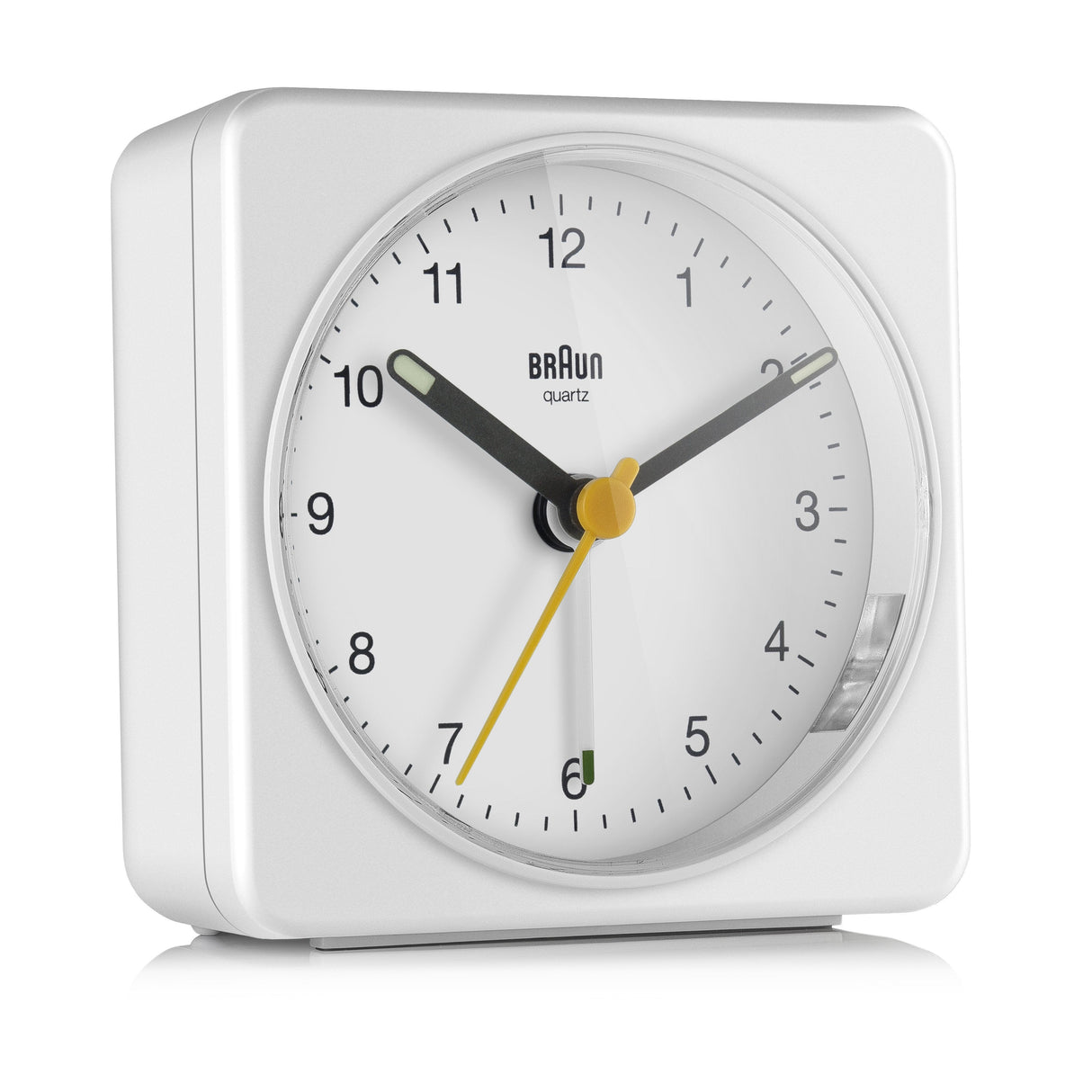 Braun Bc03w Klassischer Analoger Wecker, Blanco