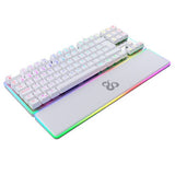 Newskill Teclado Gaming Optomecanico Gungnyr Tkl Pro Ivory. Rgb. Tenkeyless. Switch Gateron Intercambiable. Blanco