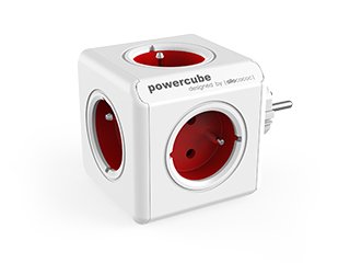 EAN 8718444085898 - Allocacoc PowerCube Original Type E base múltiple 5 salidas AC Interior Rojo imagen 1
