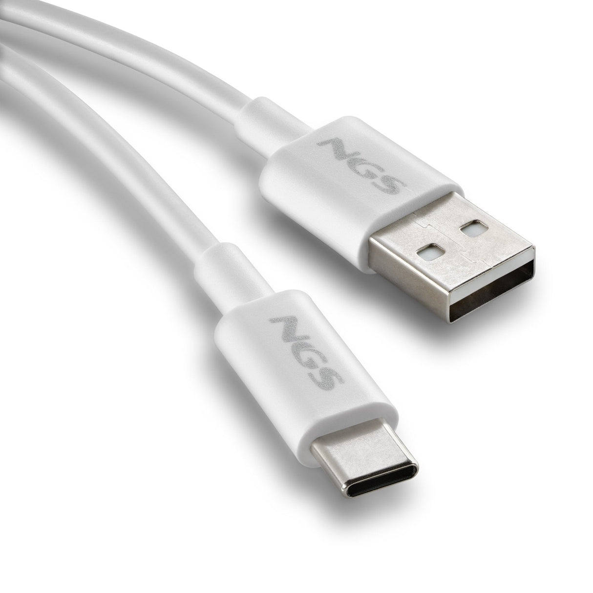 Cable Usb 2.0 Ngs Zyro-Ac Usb Macho Usb Tipo-C Macho Hasta 15w 480mbps 1m Blanco