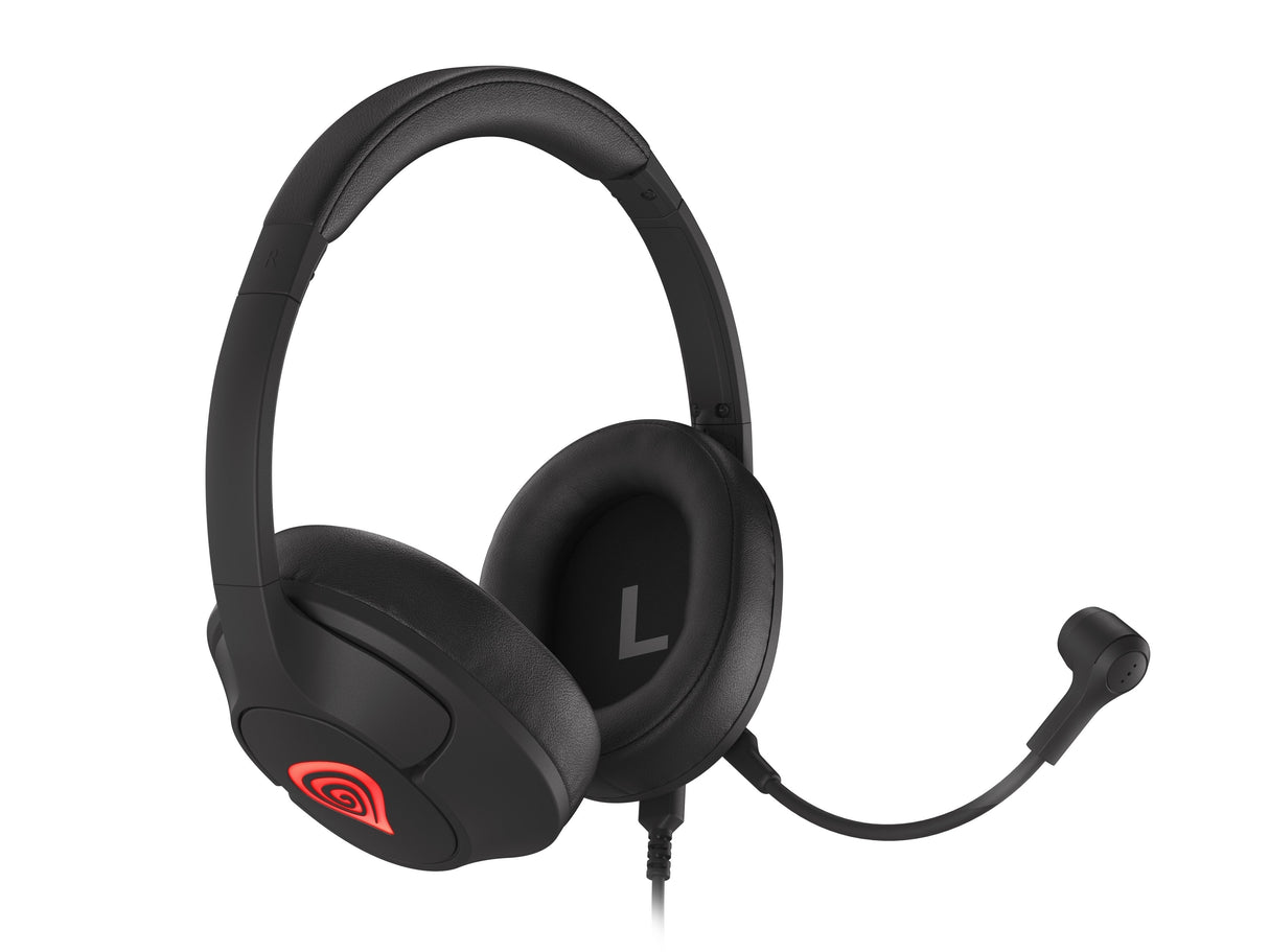 Auriculares Gaming Genesis Radon 800 Con Cable, Micrófono, Negro