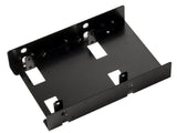 Silverstone Sst-Sdp08b Panel Bahía Disco Duro 8,89 Cm (3.5") Negro, Níquel