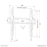 Neomounts Select Screen Wall Mount (Fixed, Vesa 400x400) (Wl30s-850bl14)