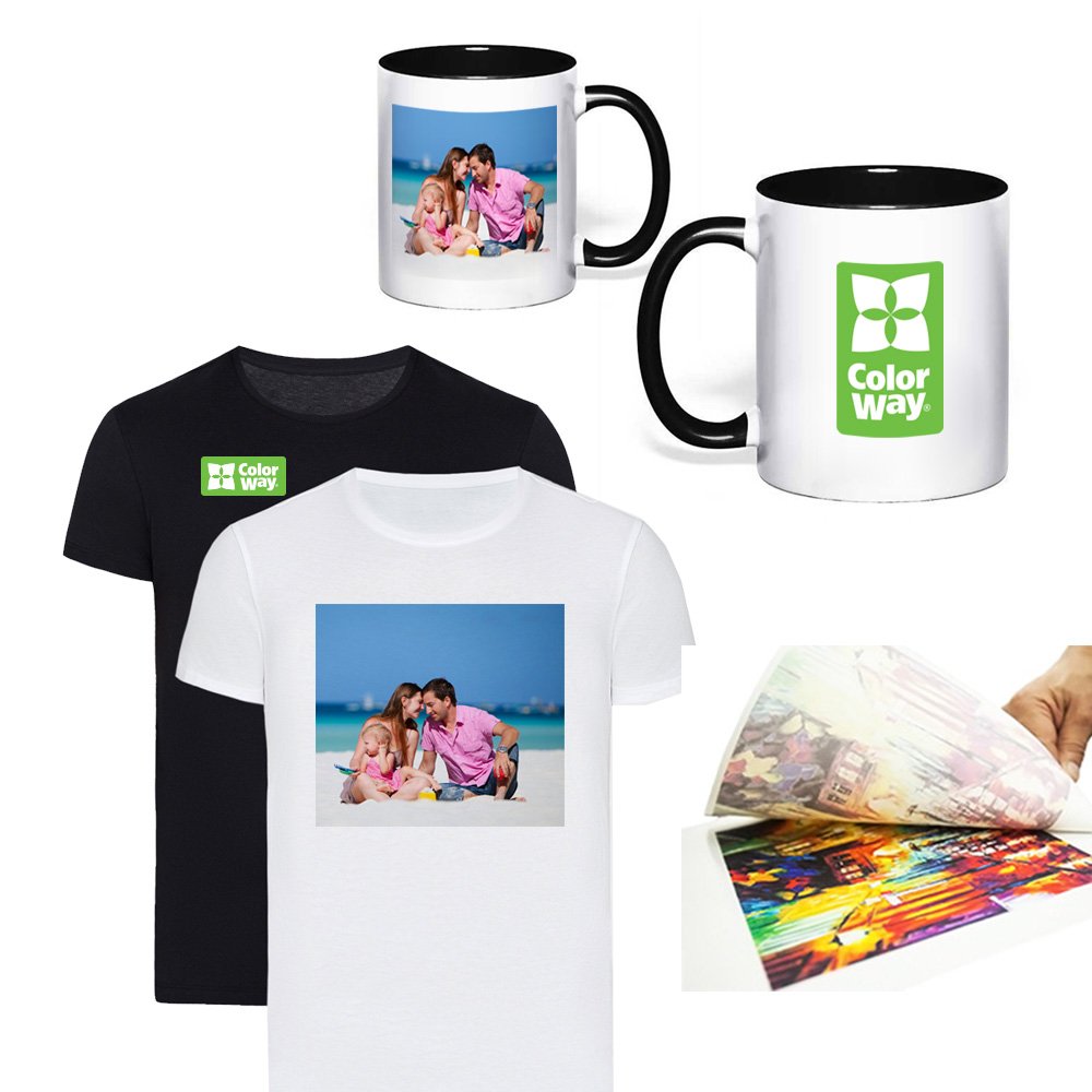 Papel Fotogrã¡Fico Colorway Art T-Shirt Transfer (Oscuro), 5 Hojas, A4, 120 G/Mâ²