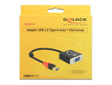 Delock Adaptador Usb 3.0 Tipo-A Macho A Vga Hembra