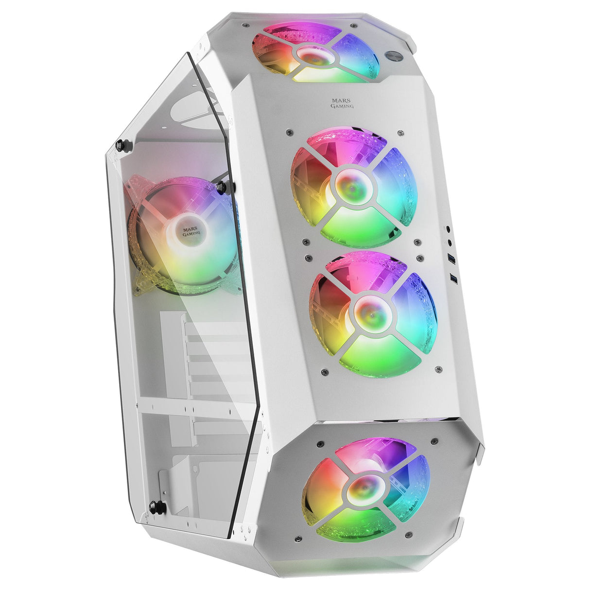 Caja Pc Marsgaming E-Atx Mc51 White