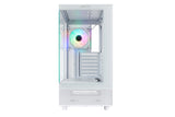 Caja Pc Abysm Danube Sava H400 White  Atx, Itx, Micro Atx - Lateral Y Frontal Cristal Templado - 3.5" Y 2.5" - Usb-A,