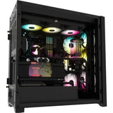 Caja Pc Corsair Icue 5000x Cristal Templado Negra