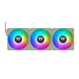 Ventilador Pc Thermaltake Ct120 Ex Argb Sync De Refrigeración Para Pc Verde Claro, Paquete De 3 Cl-F196-Pl12mg-A