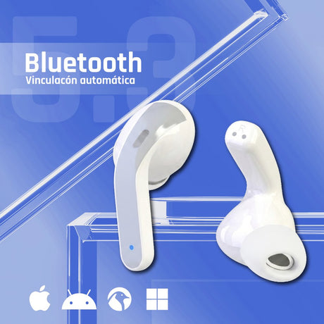 EAN 8435364319352 - iggual True Sound True Wireless Stereo (TWS) Dentro de oído Llamadas/Música Blanco imagen 3