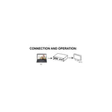 Convertidor Inline Entrada Vga + Audio A Hdmi Salida De Audio Vga Y Rca Hdmi