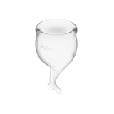 Copas Menstruales Feel Secure Transparent Pack De 2