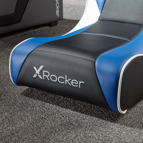 EAN 94338210279 - X Rocker 2021027 silla para videojuegos Silla gaming Asiento acolchado tapizado Negro, Azul, Blanco imagen 8