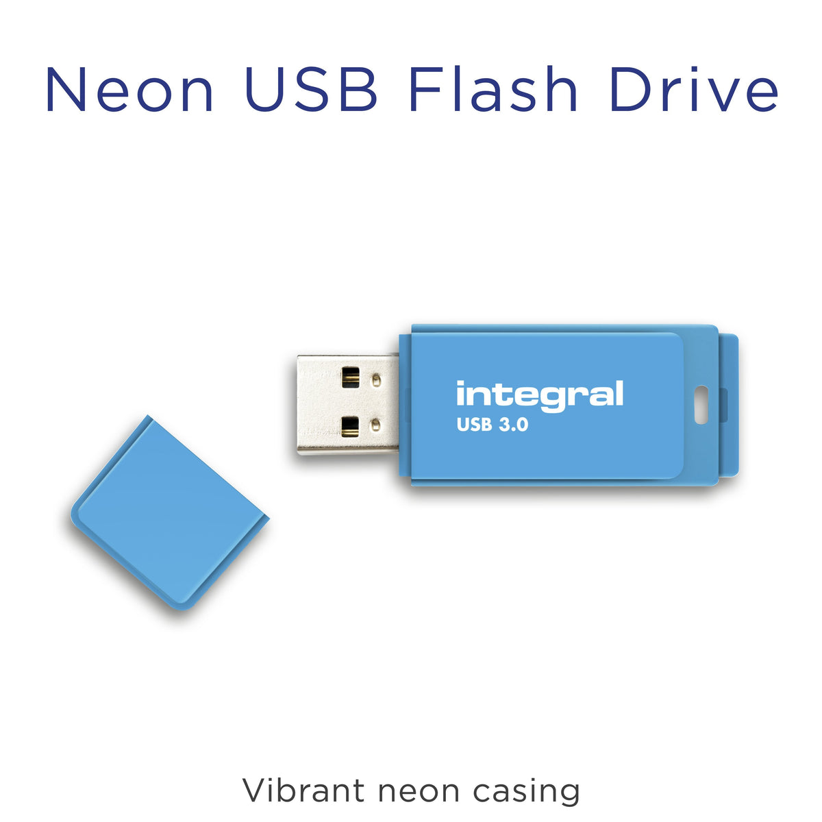 Usb Flash Drive Neon Usb 3.0 Blue 64gb