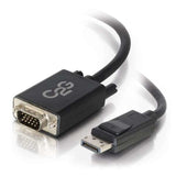 C2g 1m Displayport To Vga Adapter Cable Dp To Vga Black Cable Displayport Displayport (M) A Hd-15 (Vga) (M) 1 M Negro