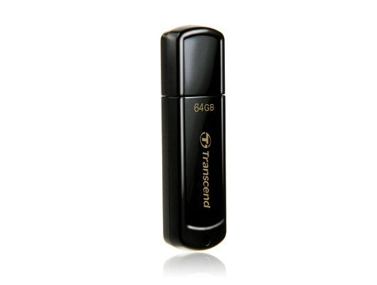 Pendrive Transcend 64gb Usb 2.0  Jetflash 350 Negro