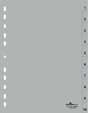 EAN 4005546665580 - Durable 6511-10 Separador numérico con pestaña Polipropileno (PP) Gris imagen 1
