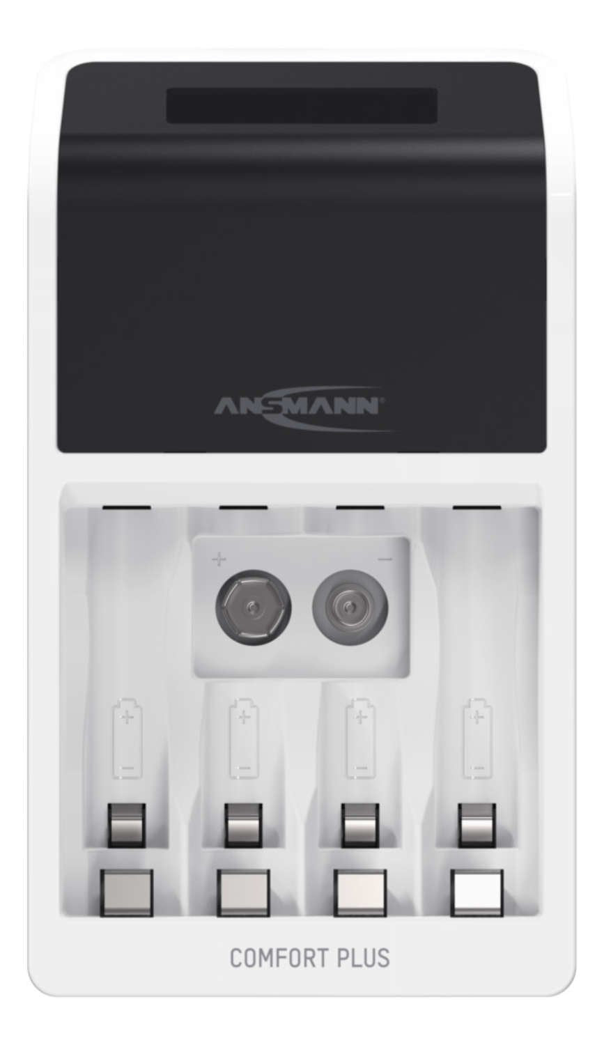 Ansmann 1001-0094-01 Cargador Rápido Comfort Plus Para Baterías Recargables Nimh