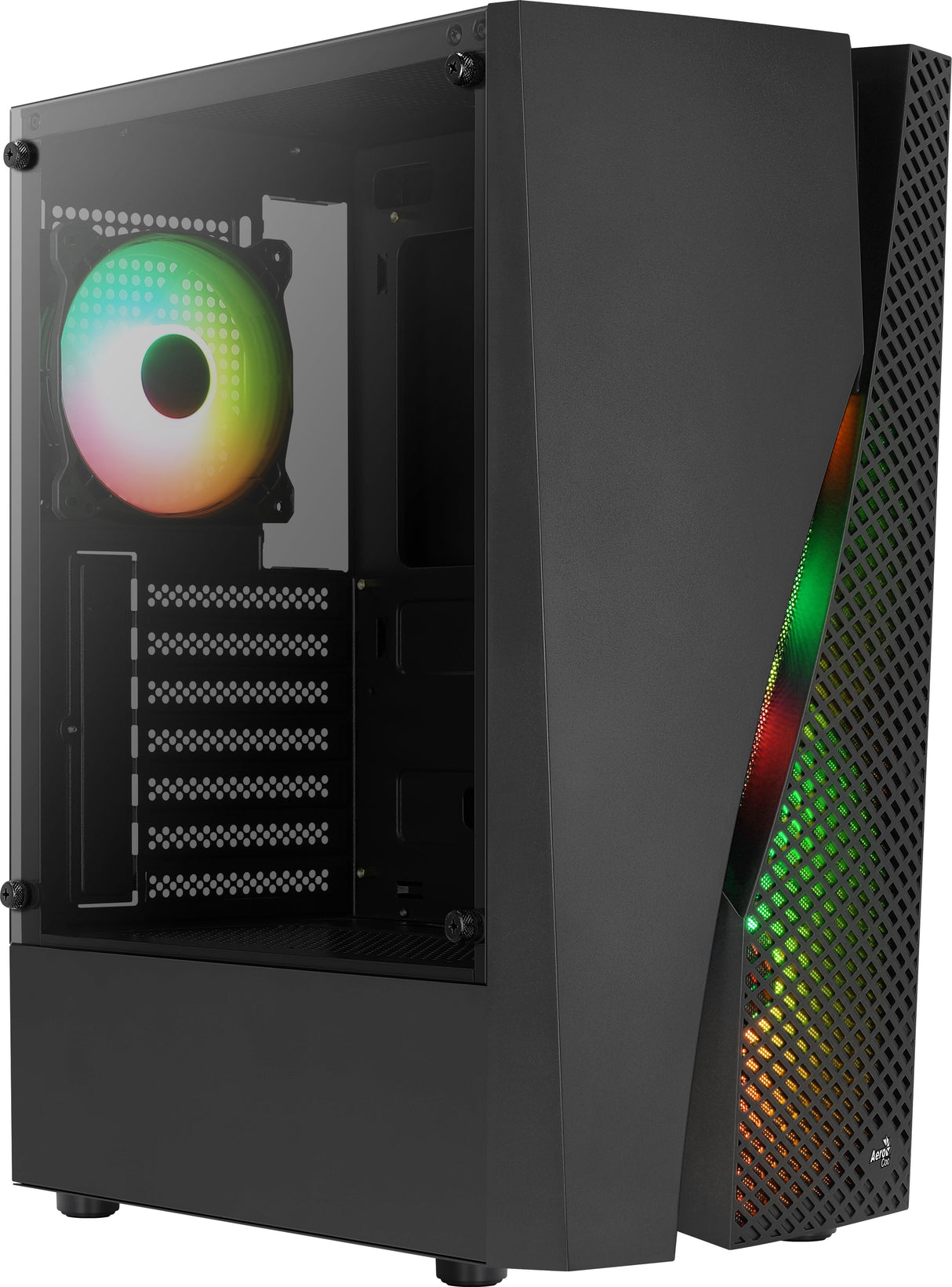 Caja Pc Aerocool Atx Wave V3 Argb Black