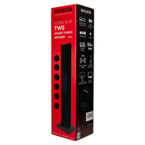 Altavoz Torre Aiwa Tsbt-270 Black Bluetooth 5.0 Tws Salida 50w Rms Puerto Usb Y Jack 3.5mm