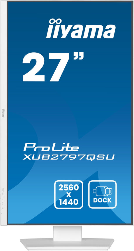 EAN 4948570125111 - iiyama ProLite XUB2797QSU-W2 pantalla para PC 68,6 cm (27") 2560 x 1440 Pixeles Quad HD LED Blanco imagen 2
