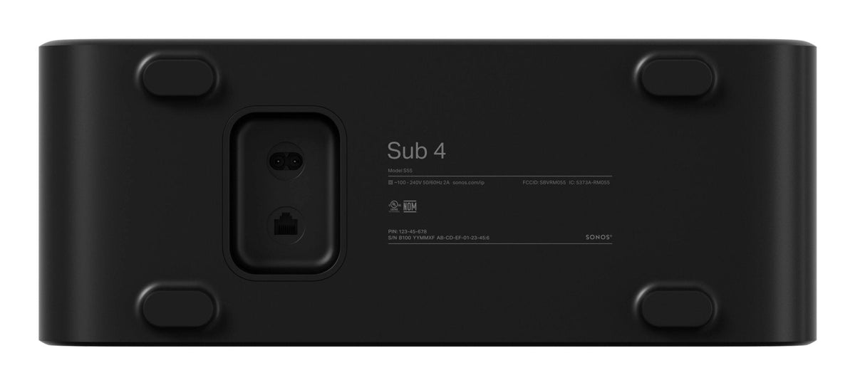 Sonos Sub 4 Black Subwoofer Inalámbrico Prémium