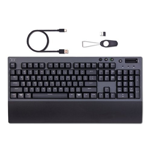 Teclado Mecanico Bluetooth Thermaltake W1 Inalambrico Bluetooth/ReposamuãEcas/Cherry Red Gkb-Wow-Rdsnsp-01