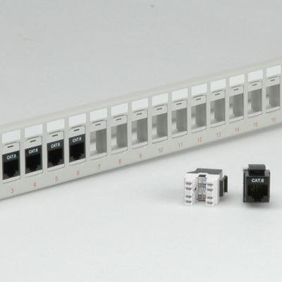 Roline 19-Zoll-Keystone-Modultrger, 24p., Ungeschirmt, Grau
