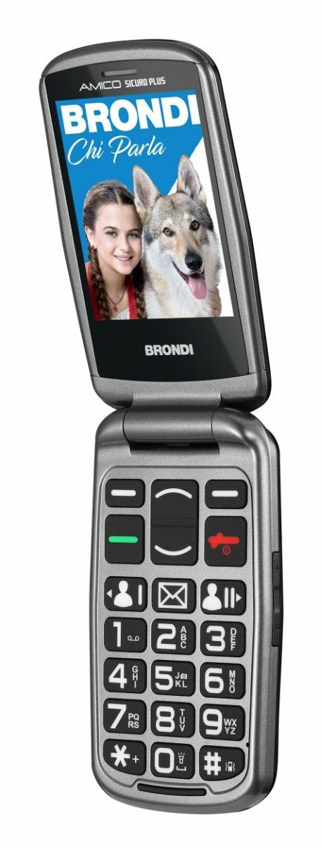 EAN 8015908810301 - Brondi BRONDISICUROPL teléfono móvil 7,11 cm (2.8") 82 g Negro Teléfono con cámara imagen 1