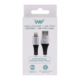 EAN 3303170111635 - T'nB WCBL02GR cable de conector Lightning 1 m Gris imagen 3