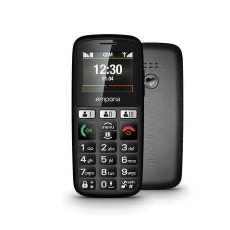 EAN 9005613168841 - Emporia HAPPY 4,6 cm (1.81") 70 g Negro imagen 1