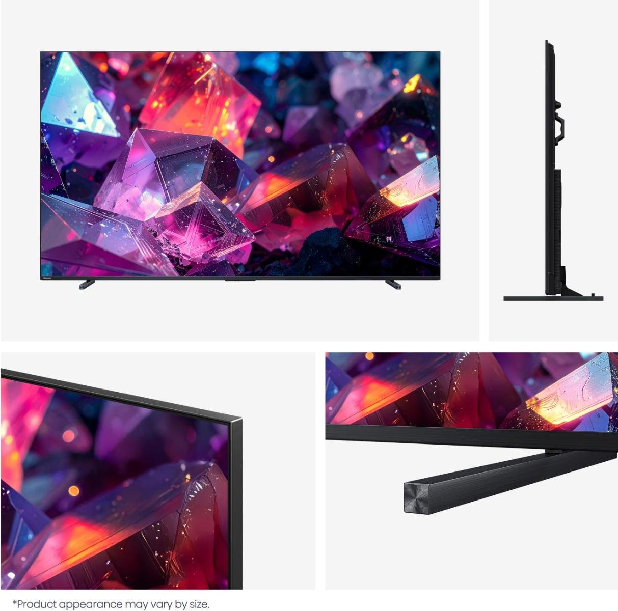 253,0cm 100" (3840x2160) Hisense 100q7s Pro Smart Tv 4k Hi-Qled 6ms 144hz Hdmi Usb Lan Hdr Vesa Wifi Bluetooth Black Grey