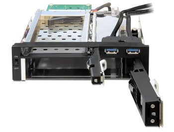 Delock Bastidor Móvil De 5.25" Para 1 X Hdd Sata 2.5" + 1 X Hdd Sata 3.5" + 2 X Puertos Usb 3.0