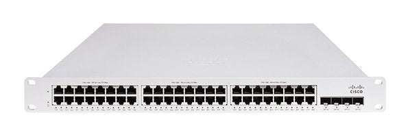 Cisco Meraki Ms150 48-Port Poe 802.3bt 370w 4x10g Uplink Cloud Managed Switch