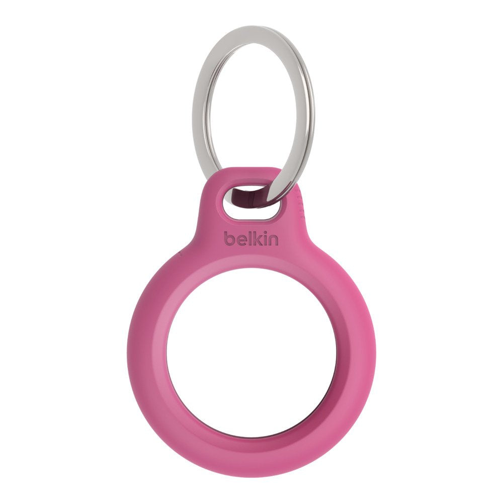 Soporte Seguro Con Llavero Belkin Para Apple Airtag Rosa