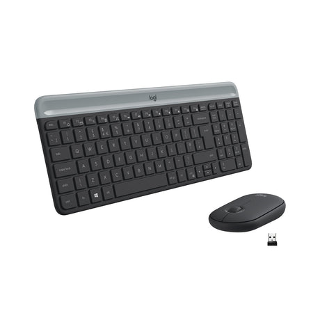EAN 5099206086548 - Logitech 920-009198 teclado Ratón incluido Universal RF inalámbrico QWERTY Español Grafito imagen 7