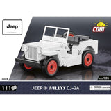 Cobi Jeep Willys Cj-2a, Juguetes De Construcción White Cobi-24518